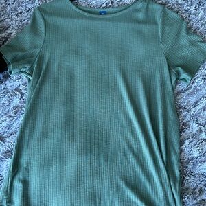 Old Navy Luxe Sage Green Short Sleeve Top
